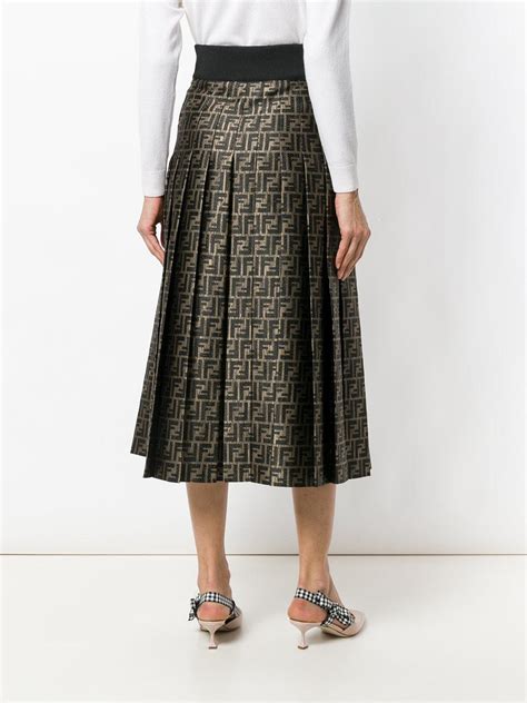 fendi skirt fake|fendi pleated skirt.